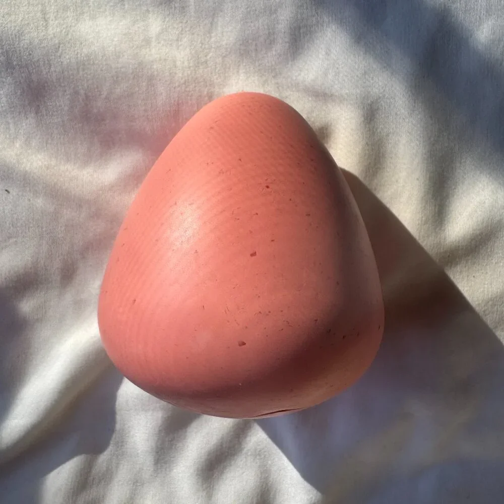 NWOT Bark Box EASTER FUNDAY EGG Chew Dog Toy, Super Chewer, Pink, Size M-L